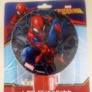 New Spiderman Marvel Night Light, Led, Plug in